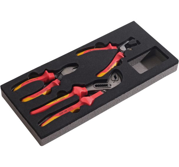 Module mousse 1/3 de 3 pinces isolées 1000 volts