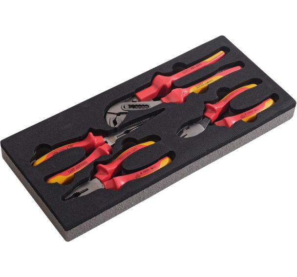 Module mousse 1/3 de 4 pinces isolées 1000 volts
