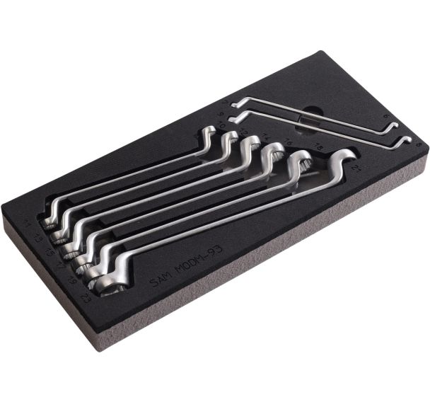 Module mousse 1/3 de 9 clés polygonales contre coudées