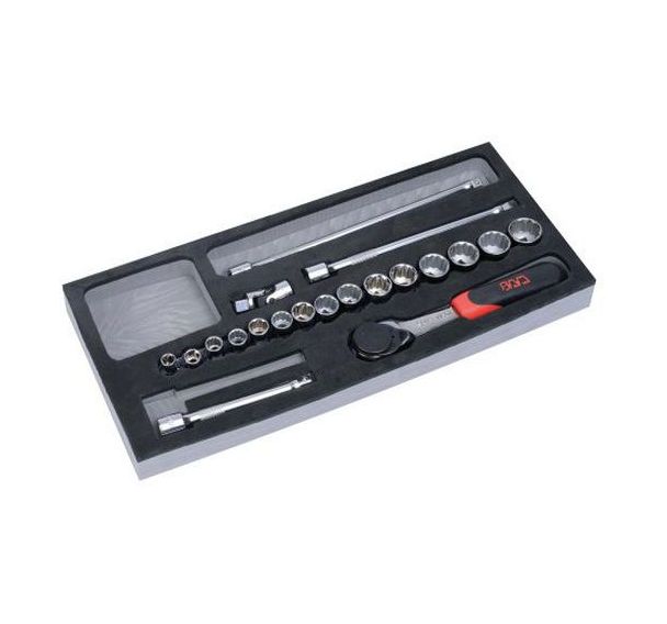 Module mousse 20 outils 3/8''