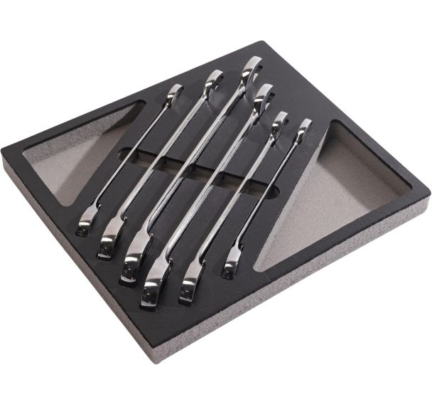 Module mousse 2/3 de 6 cles mixtes à cliquet 22-32 mm 50-c