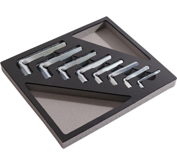 Module mousse 2/3 de 8 cles en tube coudees