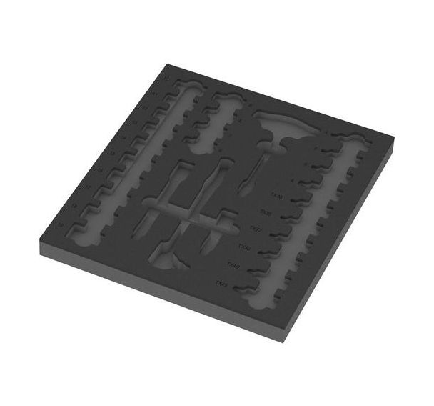 Module mousse 9826 vide pour jeu de cliquet 8007 B VDE