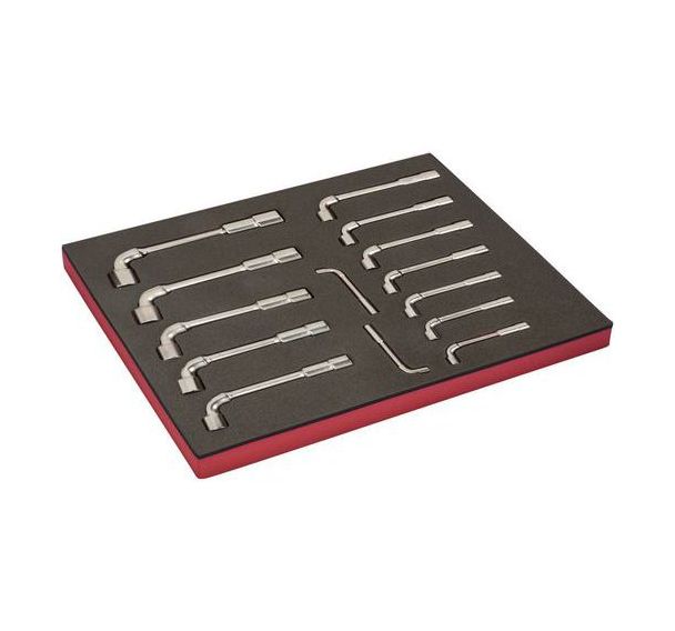 Module mousse Fit&Go 3/3 clés à pipe 6 pans/12 pans