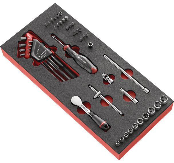 Module mousse cliquet hp 1/4'' et douilles