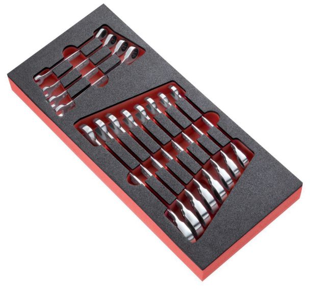 Module mousse de 12 clés mixtes en pouces