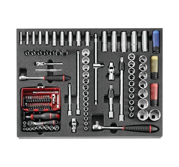 Module mousse douilles avec outils n°1/4 pour CM.LPF