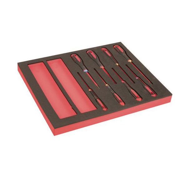 Module tournevis vis fente/Phillips/Pozidriv isolé 8 pièces