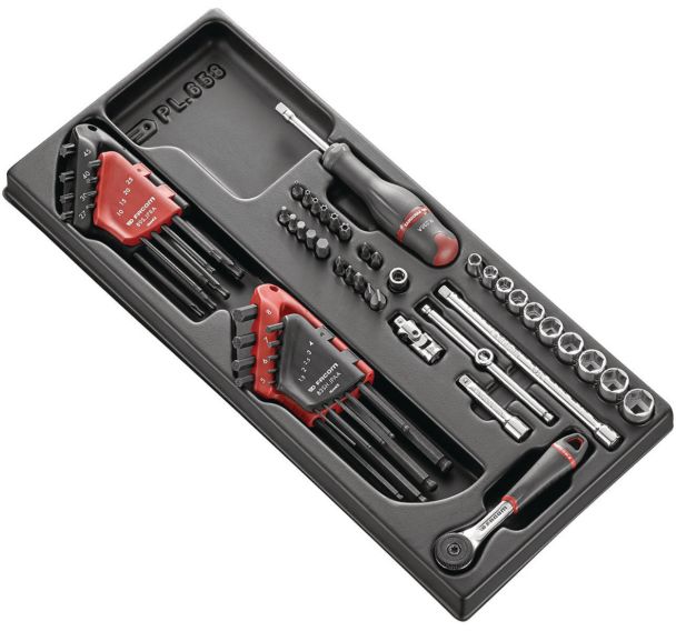 Module xl cliquet douilles 1/4'' + 2 jp