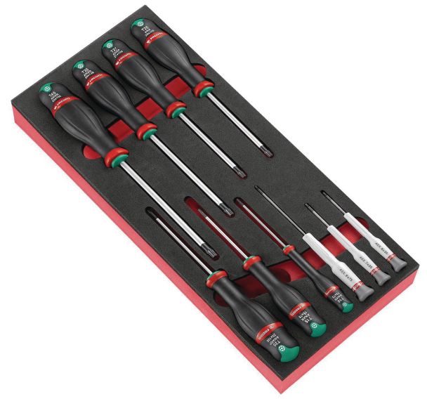 Modules de 10 tournevis Protwist® en plateau thermoformé