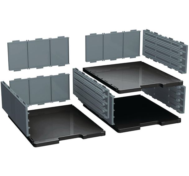 Modulodoc élément cases jumbo noir/gris