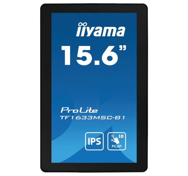 Moniteur 15,6'' LCD LED tactile ProLite TF1633MSC-B1 - iiyama