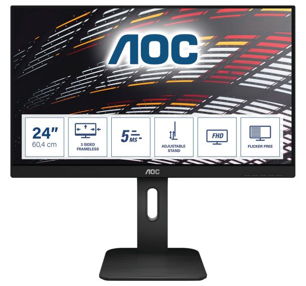 Moniteur 24'' LCD LED 24P1 - AOC