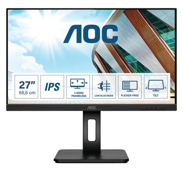 Moniteur 27'' LCD LED Q27P2Q - AOC