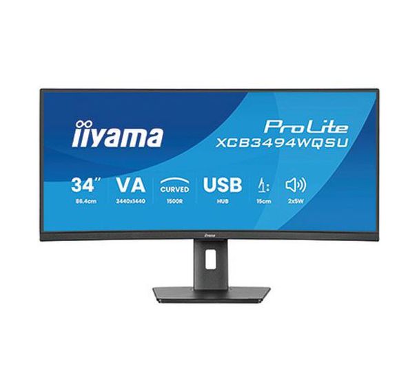 Moniteur 34'' ProLite XCB3494WQSU-B1 - Iiyama