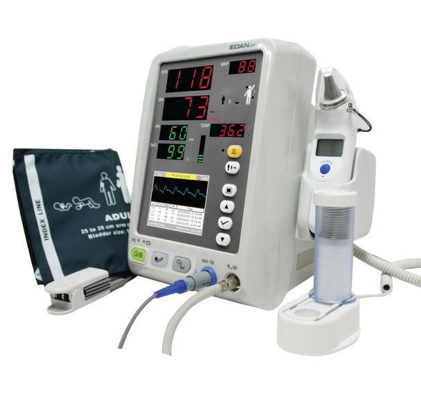 Moniteur de soins vitaux M3A PA + SPO2 + T + Imprimante-EDAN