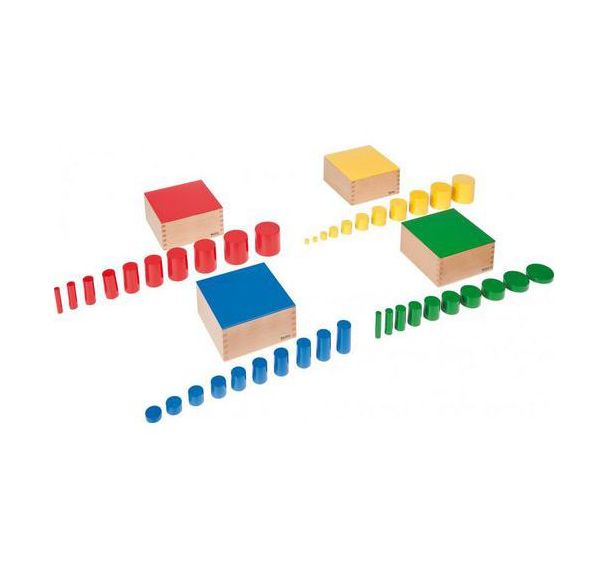 Montessori Cylindres des couleurs