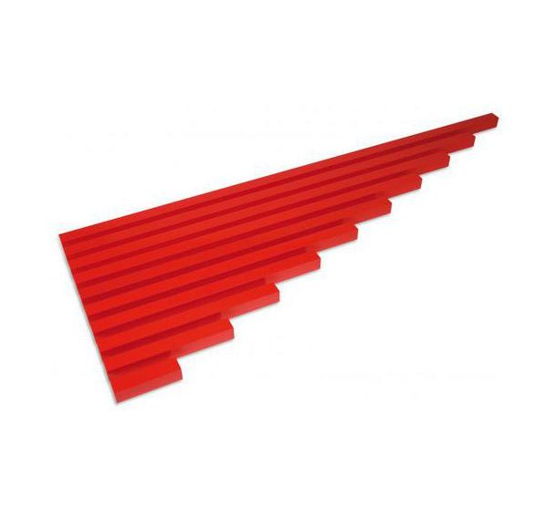 Montessori Les barres rouges
