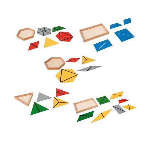 Montessori triangles constructeurs