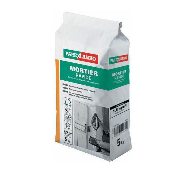 Mortier prêt à gâcher avec prise rapide 5 KG