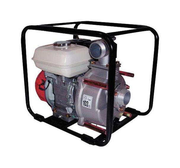 Motopompe eau chargée
