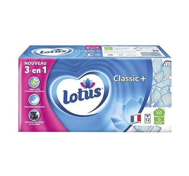 Mouchoirs classic - Lot de 12