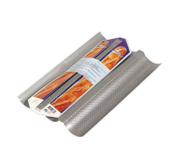 Moule 3 baguettes perforé de 2 faces revêtues