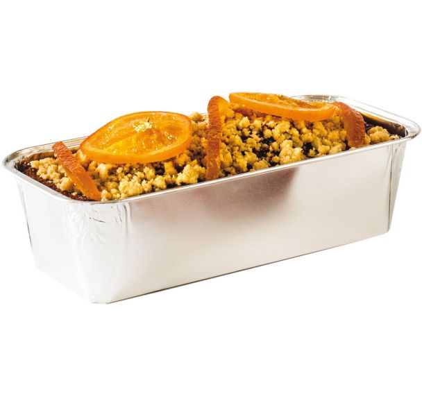 Moule à cake plié rigide en aluminium MO1600 - Lot de 100 - Matfer Flo