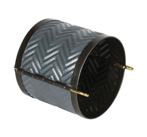 Moule à pâté en croûte rond à chevrons Exopan - Matfer