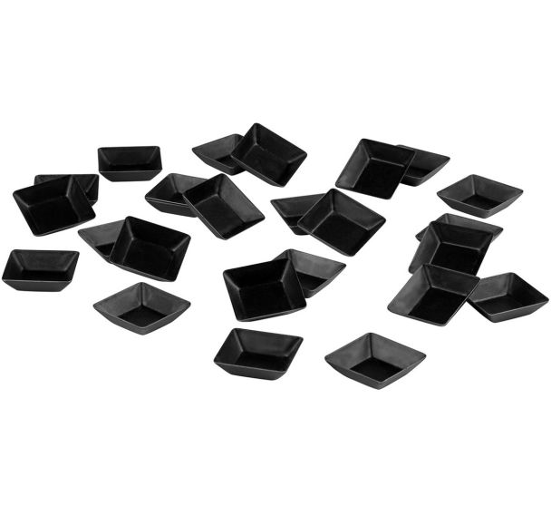 Moule à petits fours carré uni Exopan - Lot de 25 - 3,5 cm
