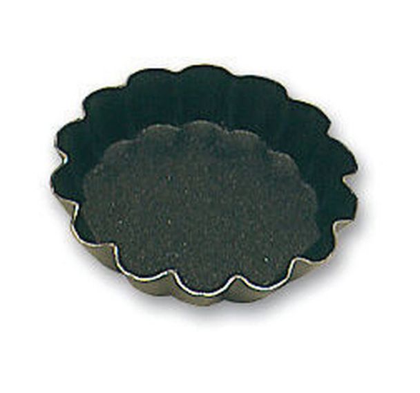 Moule à petits fours tartelette cannelée Exopan - Lot de 25