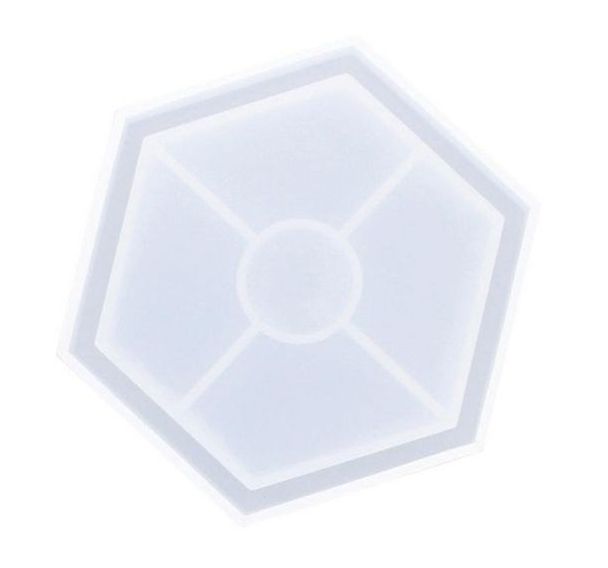 Moule en silicone forme hexagonale 11.5 X 10 cm