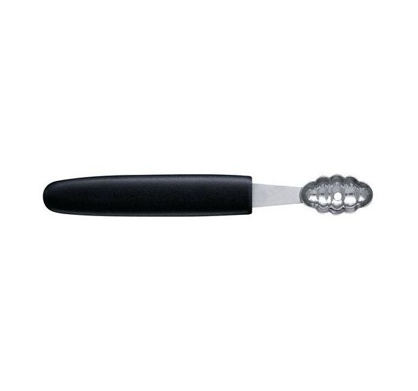 Moule pomme ovale cannelé inox L 32mm