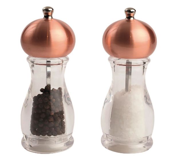 Moulin à poivre 5,5x15 cm 7 cl transparent - Globe - Crushgrind