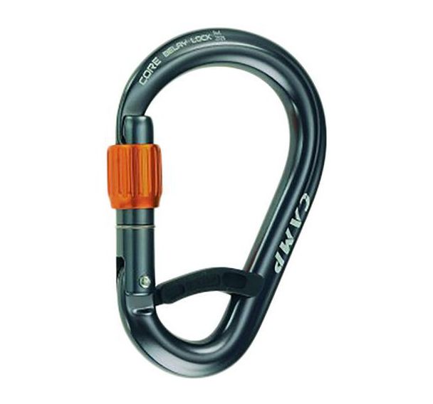 Mousqueton Camp Core Belay Lock gris