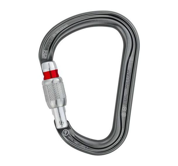 Mousqueton Petzl william screw-lock