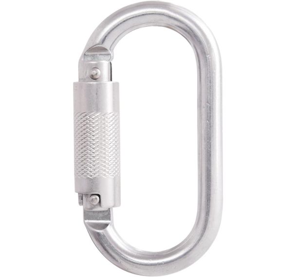 Mousqueton acier verrouillage 1/4 de tour - Kratos Safety