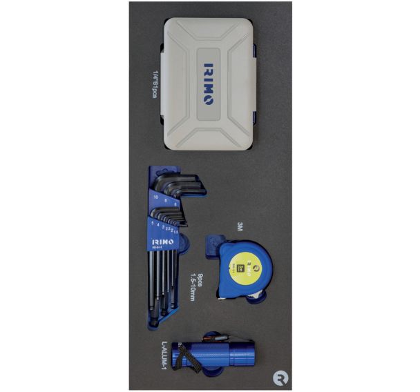 Mousse 1/3 Jeux embouts clés mâles mètre lampe 72 pièces