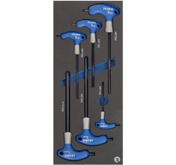 Mousse 1/3 Tournevis 6 pans manche T 6 pièces