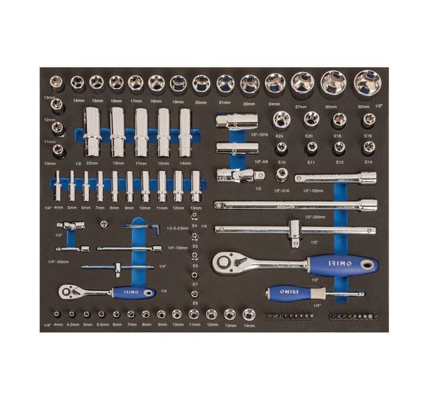 Mousse 3/3 Douilles embouts 94 pièces