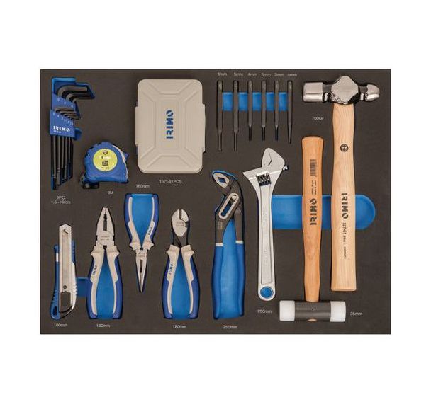 Mousse 3/3 Outils frappe pinces et embouts 85 pièces