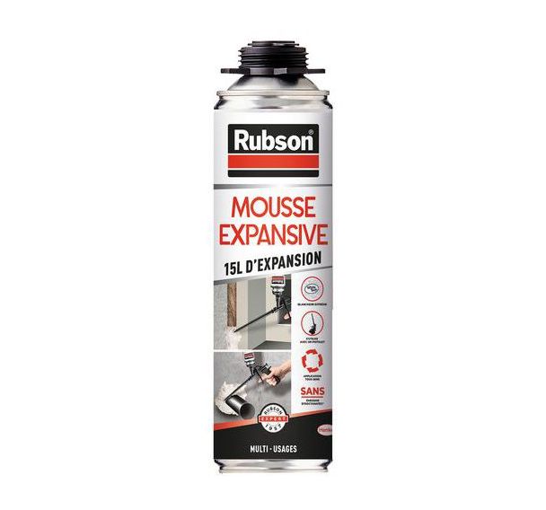 Mousse Expansive Pistolable Multi-Usages 15L - RUBSON