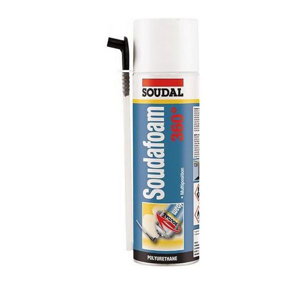 Mousse polyuréthane multiposition SOUDAFOAM 360° 510 ml - Soudal