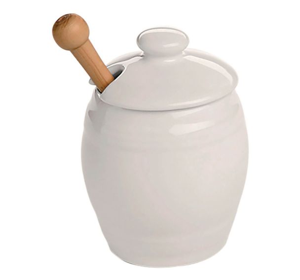 Moutardier 9 cm 15 cl blanc - Baril - Revol