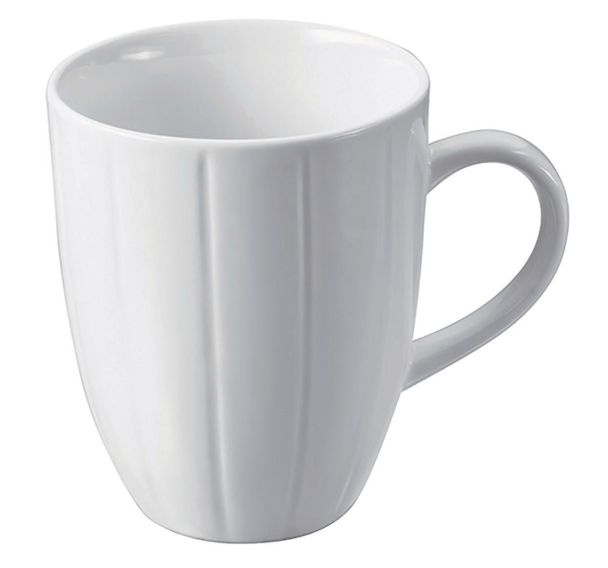 Mug en porcelaine ø8,5 cm 30cl blanc-S'Food- S'Food Porcelain