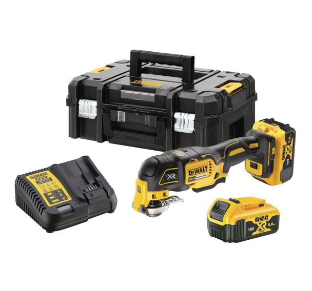 Multi-cutter XR 18V 5Ah - 35 accessoires, 2 batteries, coffr