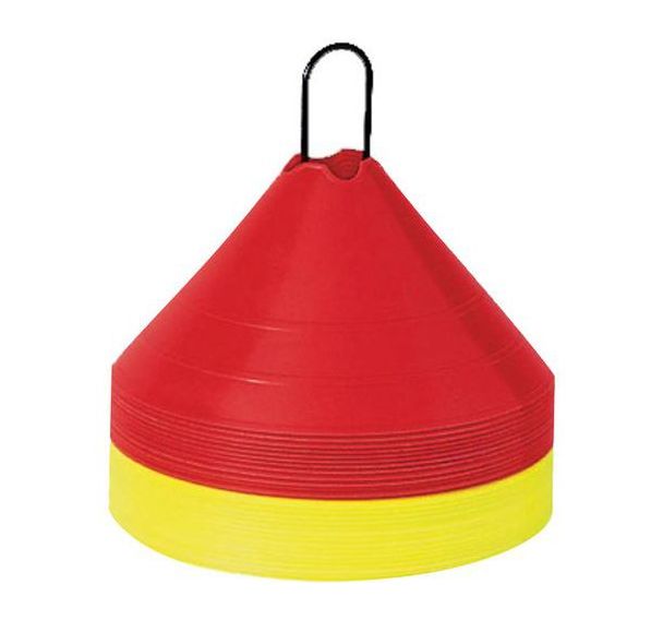 Multi marker géant 40 plots 20 jaunes/20 rouges