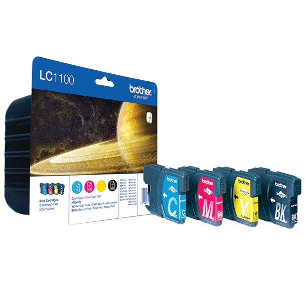 Multipack cartouche jet d'encre LC1100VALBP - Brother