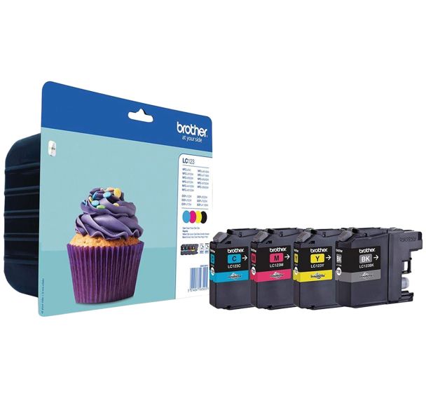 Multipack cartouche jet d'encre LC123VALBP - Brother