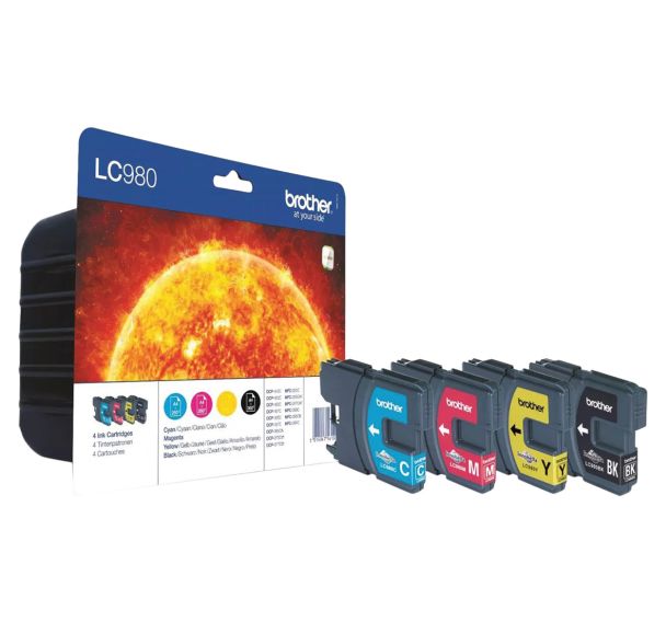 Multipack cartouche jet d'encre LC980VALBP - Brother